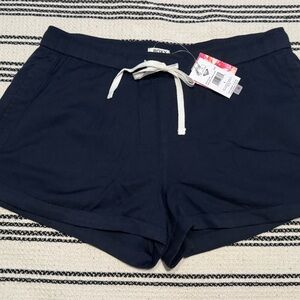 Roxy Blue Athletic Shorts with Elastic Waistband Size L NWT